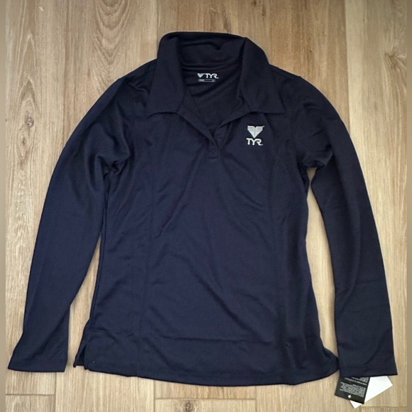 TYR Tops - TYR Long Sleeve Tech Polo S NWT